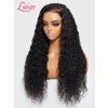 Lwigs New Arrivals Pre-plucked Hairline HD Lace Braided Style Natural Black Deep Wave 13x6 Lace Front Wig NEW99