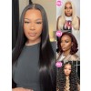 BUY 1 GET 1 EXTRA FREE WIG | Silky Straight 22 Inches Royal 007 Lace 8x6 Glueless Wear And Go Wig BG03