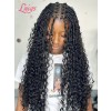 New-in Double Drawn Bulk Human Hair Water Wave Natural Black Color Bulk Human Hair For Braiding Lwigs405