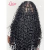 New-in Double Drawn Bulk Human Hair Water Wave Natural Black Color Bulk Human Hair For Braiding Lwigs405