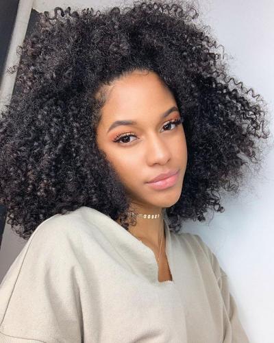 Undetectable Dream Swiss Lace 360 Frontal Wig 180% Density Kinky Curly ...